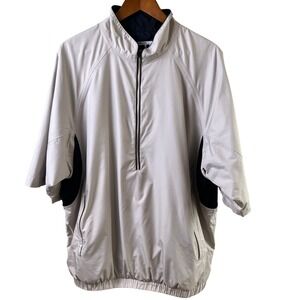 FootJoy Dryjoys Tour Collection 1/2 Zip‎ Pull Over Short Sleeve Golf Jacket XL